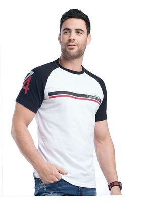 Camiseta Para Hombre Bicolor MP