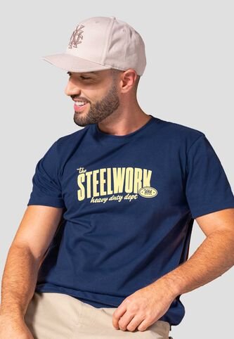 Camiseta Hombre Azul Profundo Mp 114974 MP