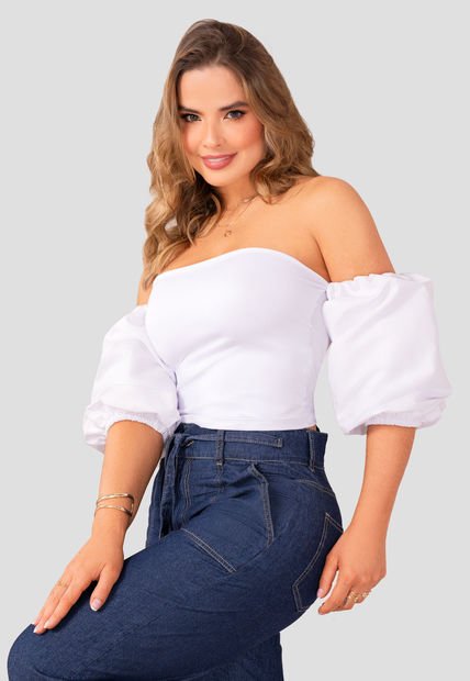 Blusa Mujer Blanco Mp 105167