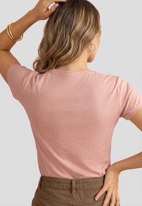 Camiseta Mujer Rosa Polvo Mp 114654