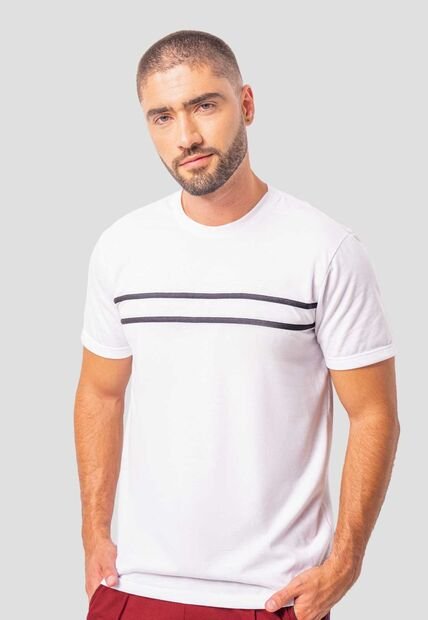 Camiseta Hombre Blanco Mp 114982