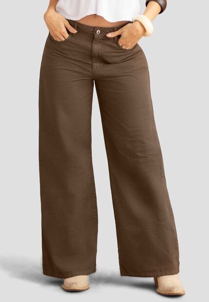 Pantalón Mujer Chocolate Mp 114713