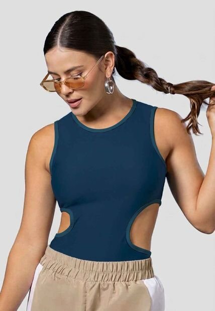 Camisilla Mujer Azul Profundo Mp 115006