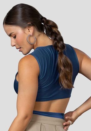 Camisilla Mujer Azul Profundo Mp 115006