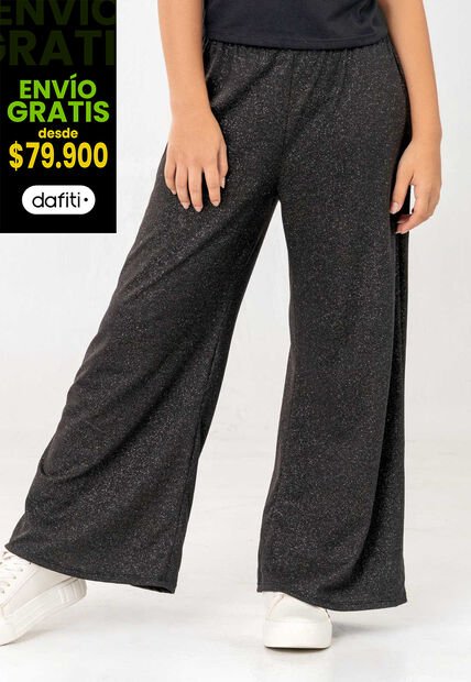 Pantalón Infantil Femenino Negro Mp 113103