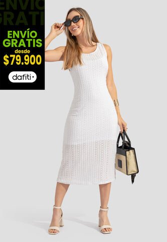 Vestido Paq X2 Mujer Blanco Mp 112460 MP