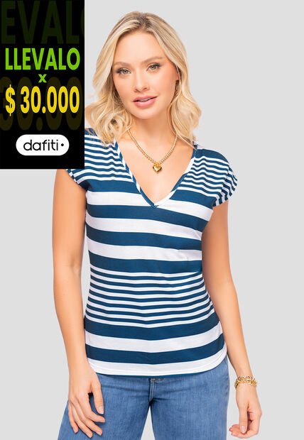 Camiseta Mujer Estampado Mp 106614