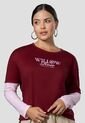 Camibuzo Mujer Merlot Mp 115003 de MP
