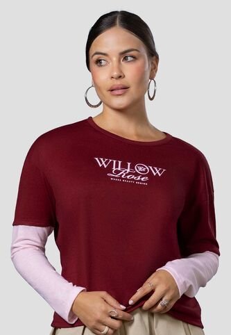 Camibuzo Mujer Merlot Mp 115003 MP