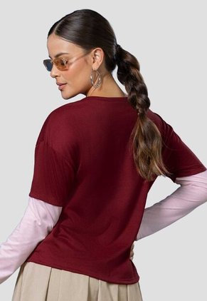 Camibuzo Mujer Merlot Mp 115003