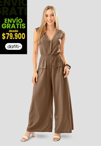 Enterizo Largo Mujer Chocolate Mp 112326 MP