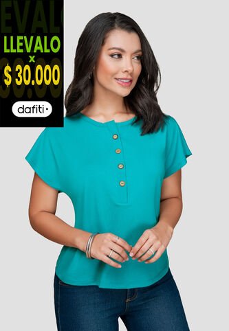 Blusa Mujer Verde Mp 103990 MP