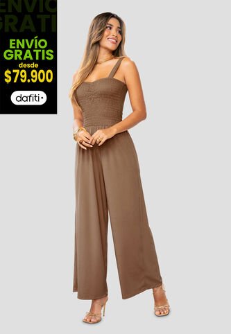 Enterizo Largo Mujer Chocolate Mp 1064 MP