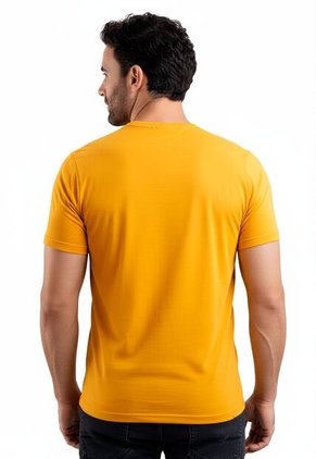 Camiseta Hombre Amarillo Mp 7766