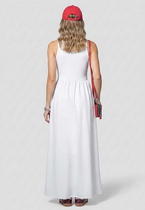 Vestido Largo Mujer Blanco Mp 114652