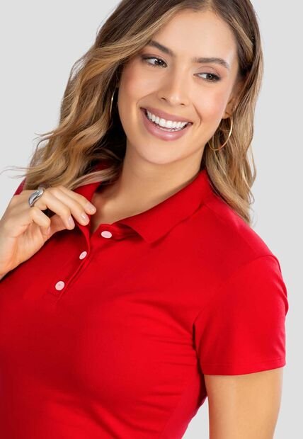 Polo Mujer Rojo Mp 104448
