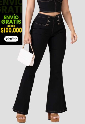 Jean Mujer Negro Mp 100321 MP