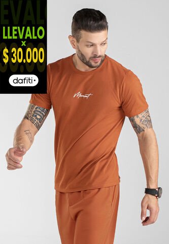 Camiseta Hombre Naranja Mp 100495 MP