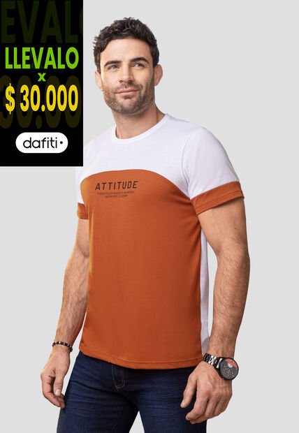 Camiseta Hombre Blanco Mp 102563