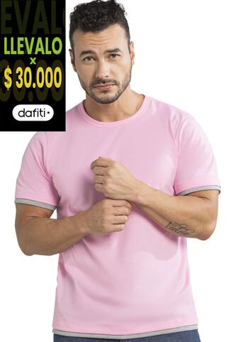 Camiseta Hombre Rosa Mp 389 MP