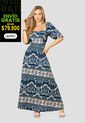 Vestido Largo Mujer Estampado Mp 112513 de MP