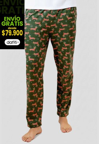 Pantalón Pijama Hombre Estampado Mp 112532 MP