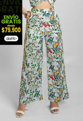 Pantalón Mujer Estampado Mp 111778 MP