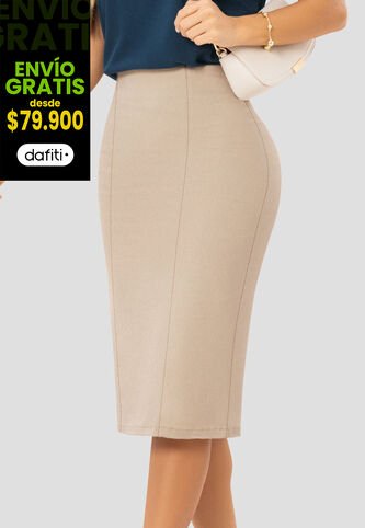 Falda Larga Mujer Latte Mp 112341 MP