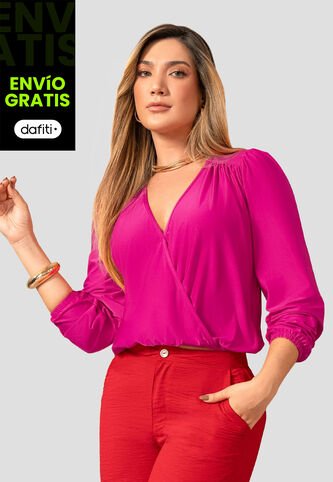 Blusa Mujer Magenta Vivo Mp 112577 MP