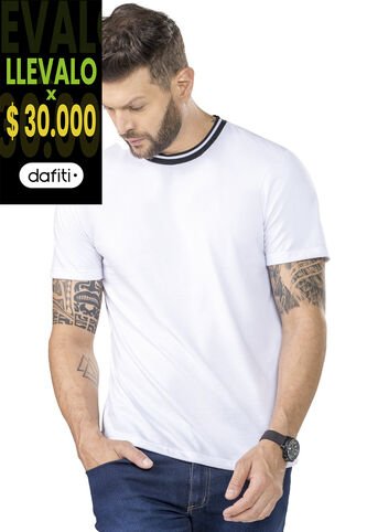 Camiseta Hombre Blanco Mp 351 MP