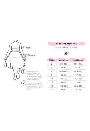 Vestido Infantil Multicolor Mp 96556