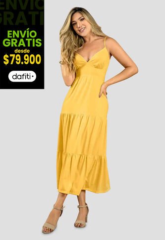 Vestido Largo Mujer Girasol Mp 111399 MP