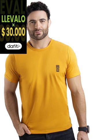Camiseta Hombre Amarillo Mp 7766 MP