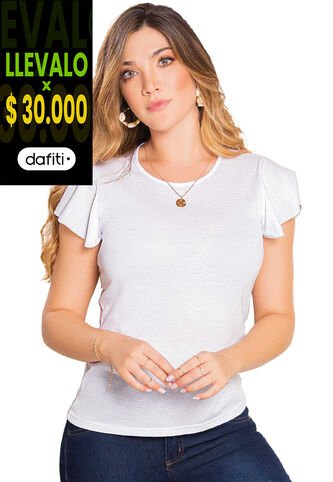 Blusa Mujer Blanco Mp 68386 MP