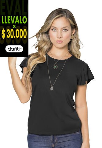 Blusa Mujer Negro Mp 68386 MP