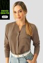 Camisa Mujer Chocolate Mp 112233 de MP