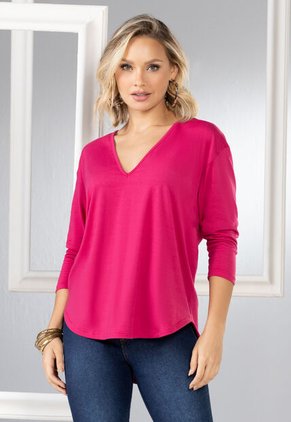 Camiseta Mujer Fucsia Mp 16856