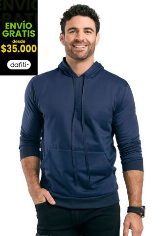 Hoodie Hombre Azul Mp 89754 MP