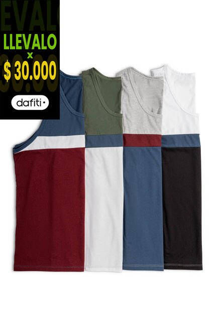 Camisilla Masculino Verde Militar Mp 96536