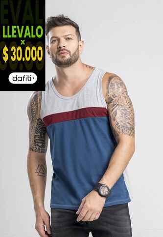 Camisilla Masculino Azul Petróleo Oscuro Mp 96536 MP