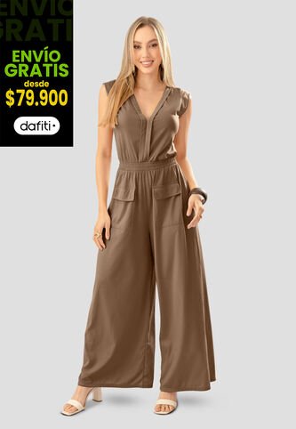 Enterizo Largo Mujer Chocolate Mp 112326 MP