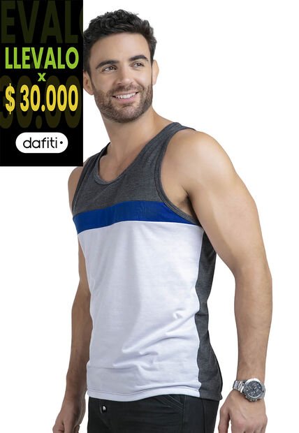 Camisilla Masculino Blanco Mp 96536