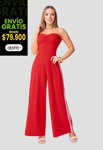 Enterizo Largo Mujer Rojo Mp 112039 MP