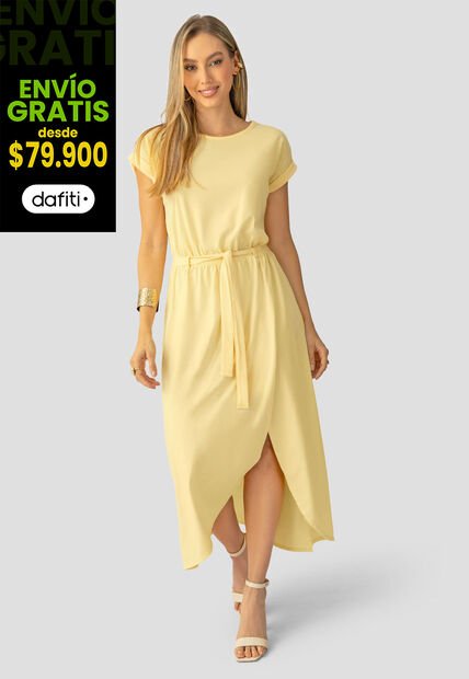 Vestido Largo Mujer Piña Colada Mp 112321