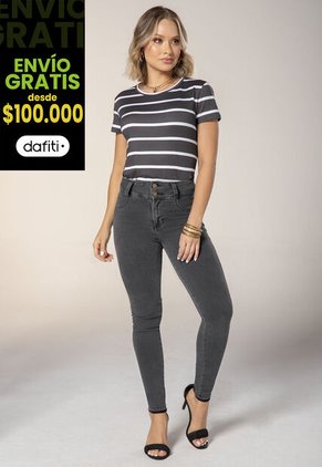 Jean Mujer Gris Mp 89588