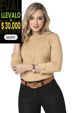 Camibuzo Mujer Caramelo Mp 2364 MP