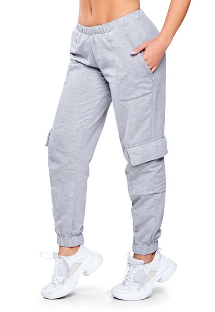 Pantalón Mujer Gris Mp 69017