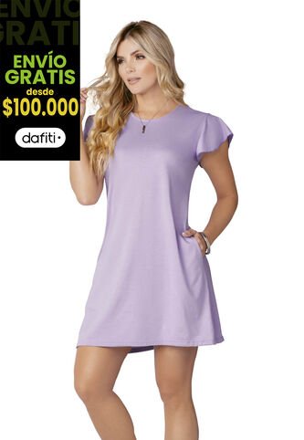 Vestido Corto Mujer Lila Mp 68383 MP