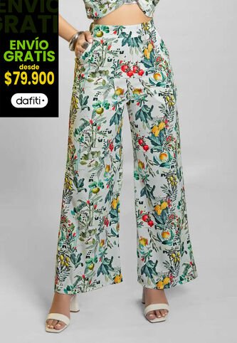 Pantalón Mujer Estampado Mp 111778 MP