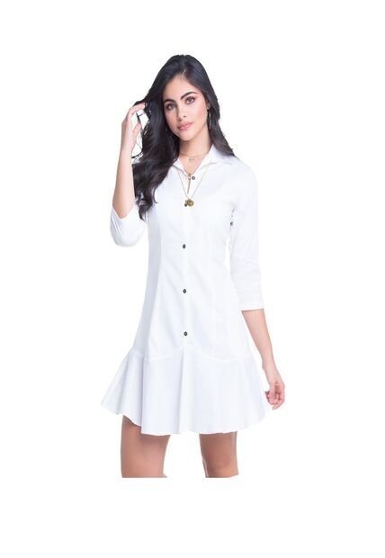Vestido Para Mujer Blanco MP